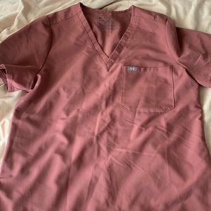 Figs XL Catarina top in mauve